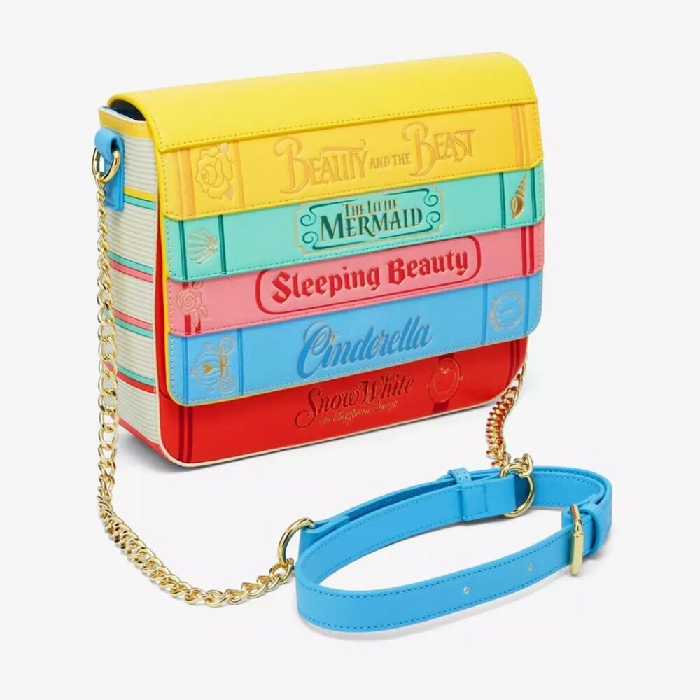 NEW Disney Princess Books Classics Crossbody Bag